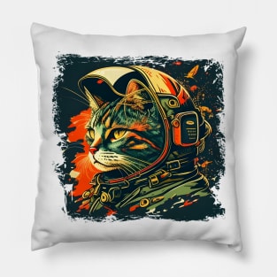 I'm Cat Astronaut, Funny Cat Floating Around The Planets Pillow