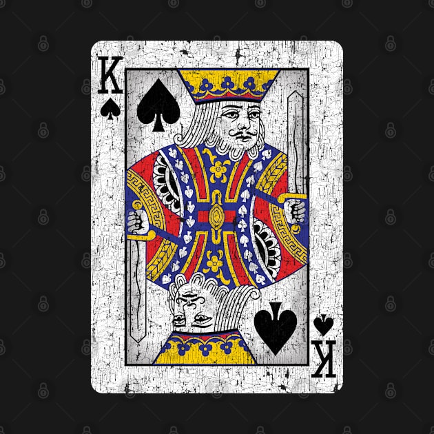 king of spades playing card by andzoo