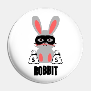 Robbit The Bad Bunny! Pin