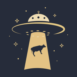 Retro minimal UFO Sci Fi T-Shirt