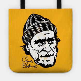 Charles Bukowski Signature Portrait Tote