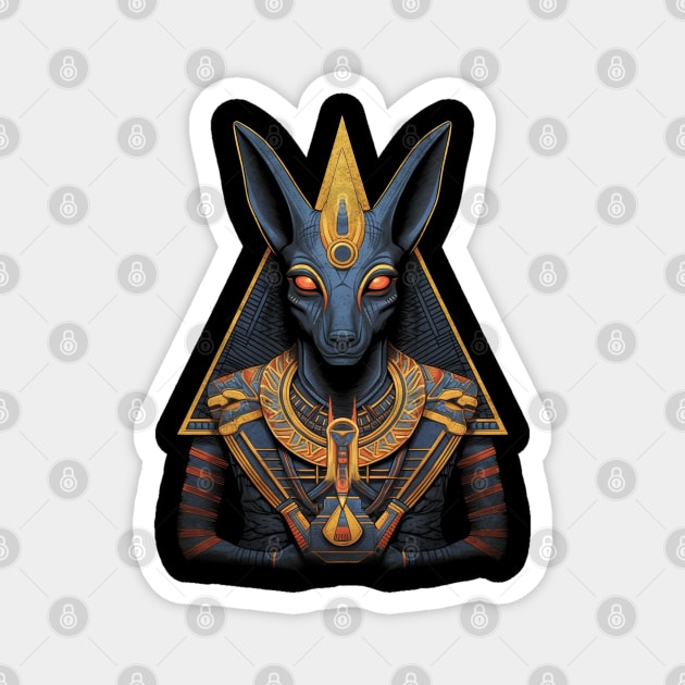 Anubis, the Egyptian God of the Dead Magnet by Kawaii Cuties