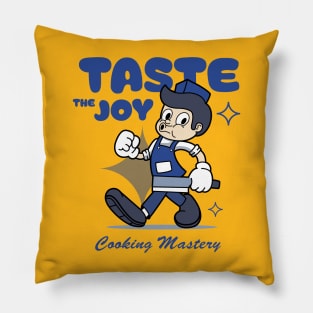 Taste The Joy Chef Maskot Pillow