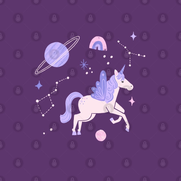 Space Unicorns by latheandquill