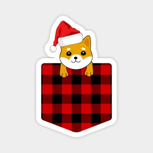 Christmas Dog Magnet