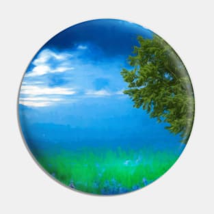 Blue Meadow Pin