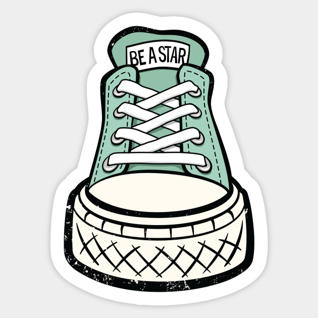 converse sticker print