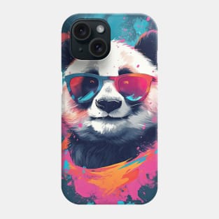 Cool Panda Bear Painting Phone Case