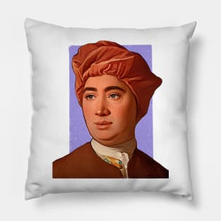 Scottish Philosopher David Hume illustration Pillow