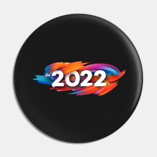 2022 happy new year Pin