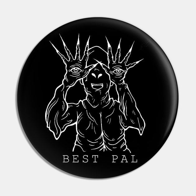 Hombre Palido- Best Pal (White) Pin by docmartin