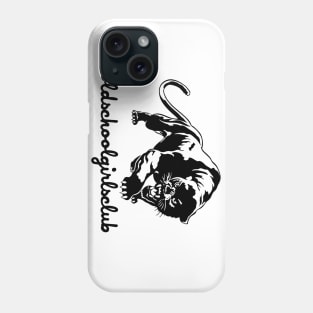 Old School Girls Club Panther Phone Case