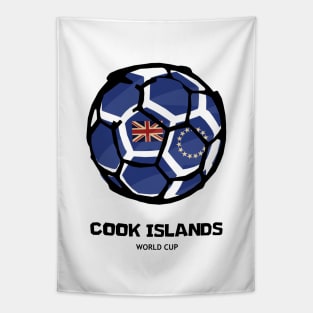 Cook Islands Football Country Flag Tapestry