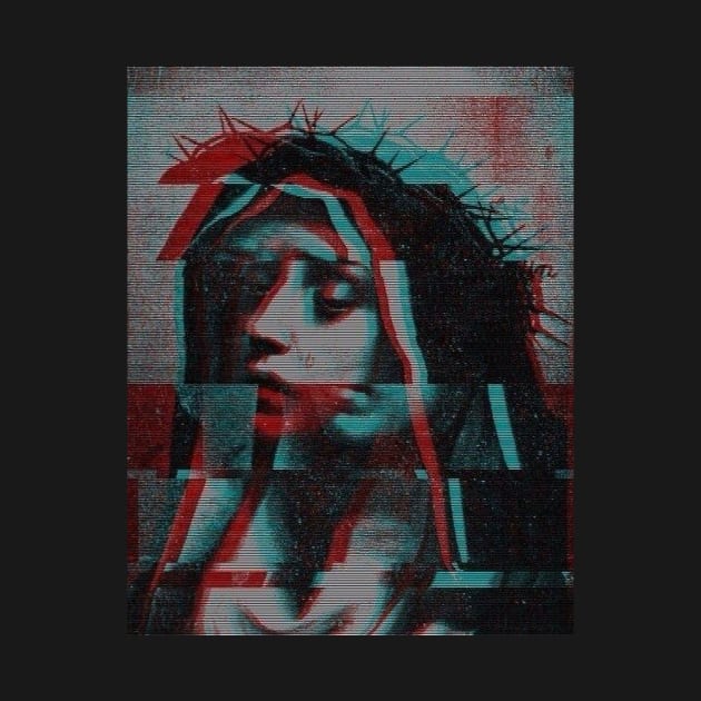 Vaporwave Weeping Mary by isarol