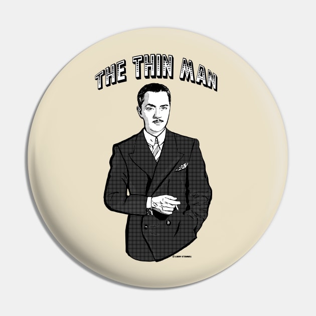 The Thin Man Pin by FanboyMuseum