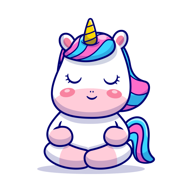 Cute Unicorn Meditation by Catalyst Labs