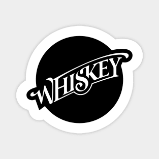 Whiskey Lettering Magnet