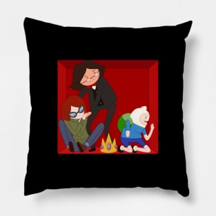 Finn, Simon and Betty inside Golb Pillow