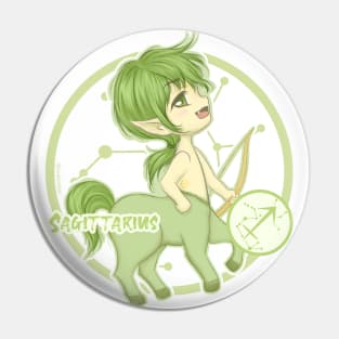 Chibi Zodiac Sagittarius Pin