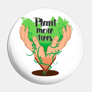 Cute Environment & Garden T-Shirt Pin