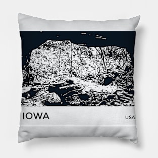 Iowa USA Pillow