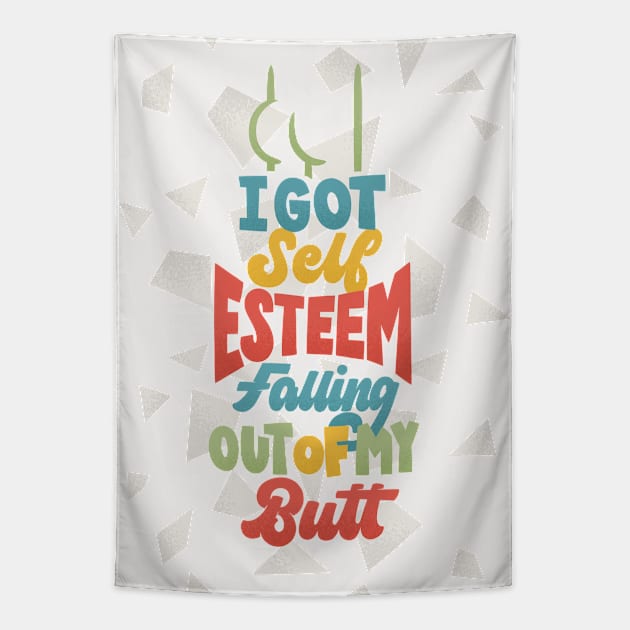 Self Esteem Tapestry by polliadesign