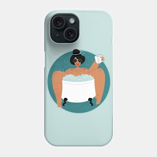 Hot chick Hot coffee Phone Case