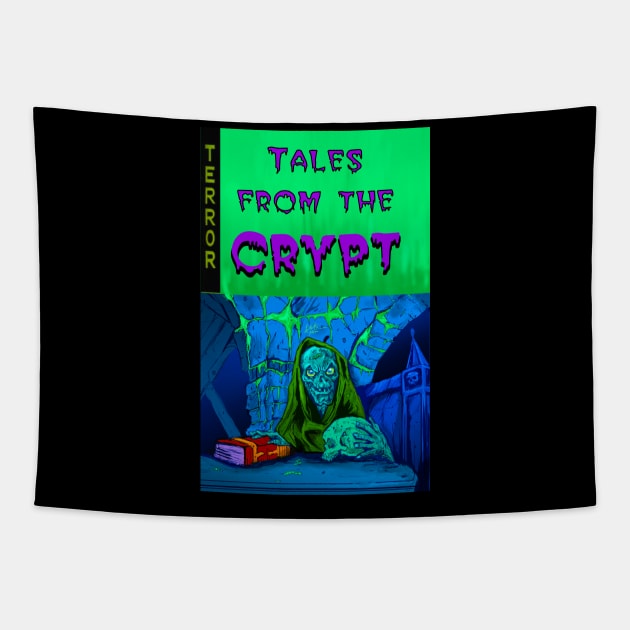 tales from the crypt Tapestry by Art Of Lunatik