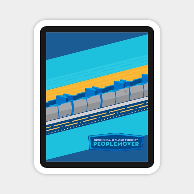 People Mover Magnet by keystonemagic