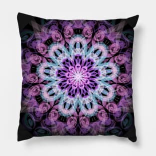 Cotton Candy Mandala Pillow