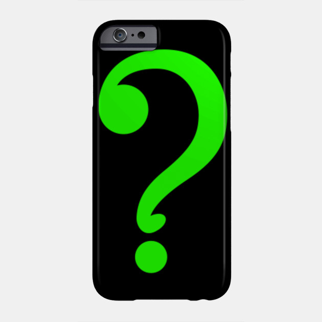 Green Question Mark Question Mark Phone Case Teepublic