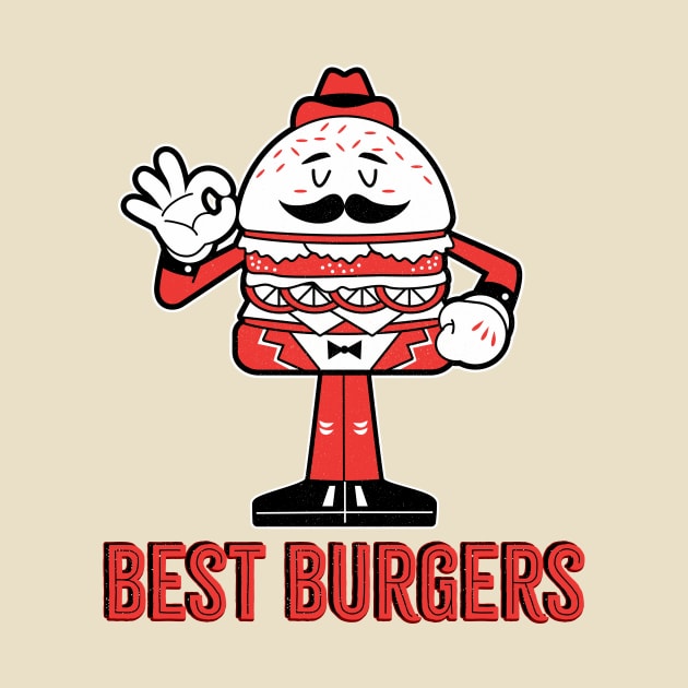 Mister Best Burgers Vintage by LittleBunnySunshine