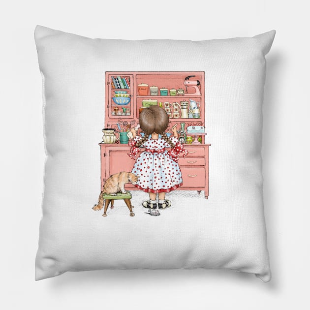 wind up mouse Pillow by vian