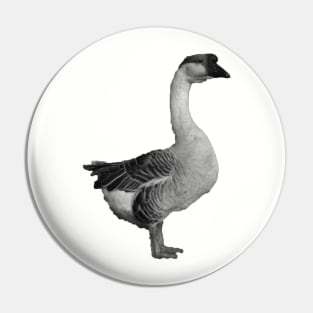 Goose Animal Print Graphic Image Pin