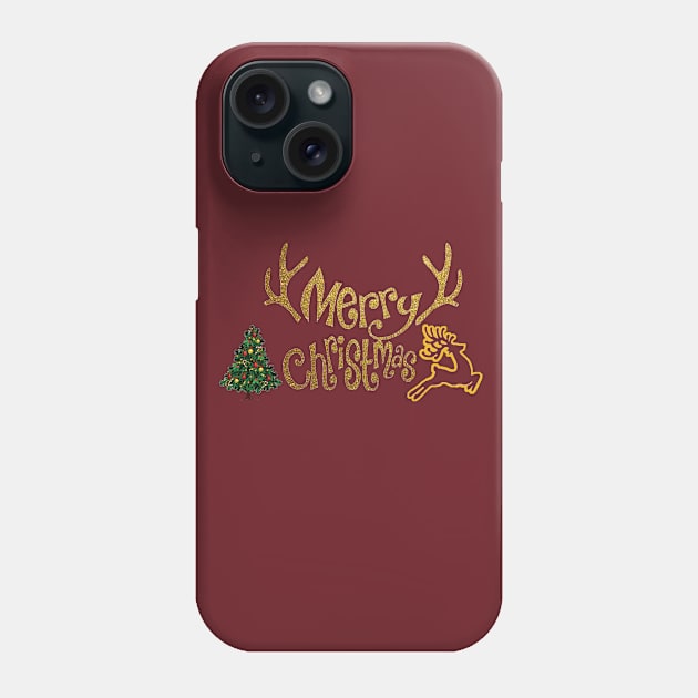 merry christmas Phone Case by storyonline