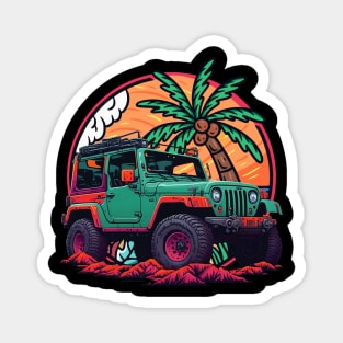 Jeep Sunset Magnet