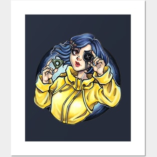 Coraline - The Braver You Are Laminated & Framed Poster (24 x 36) 