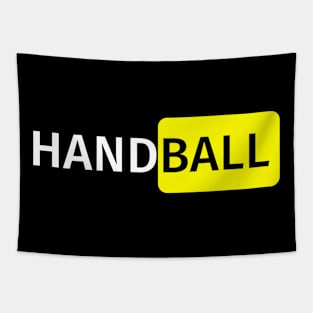 European Handball Basic Sport Design Tapestry