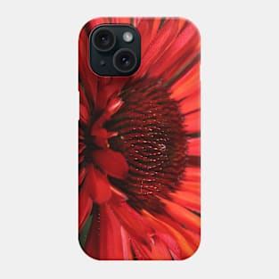 Flaming in Red Phone Case