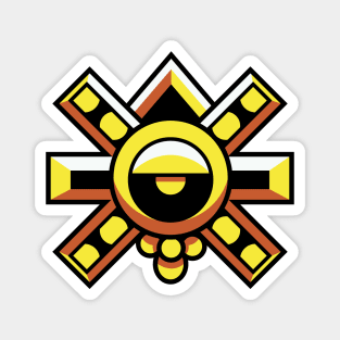 Mexican God Sun Symbol Magnet