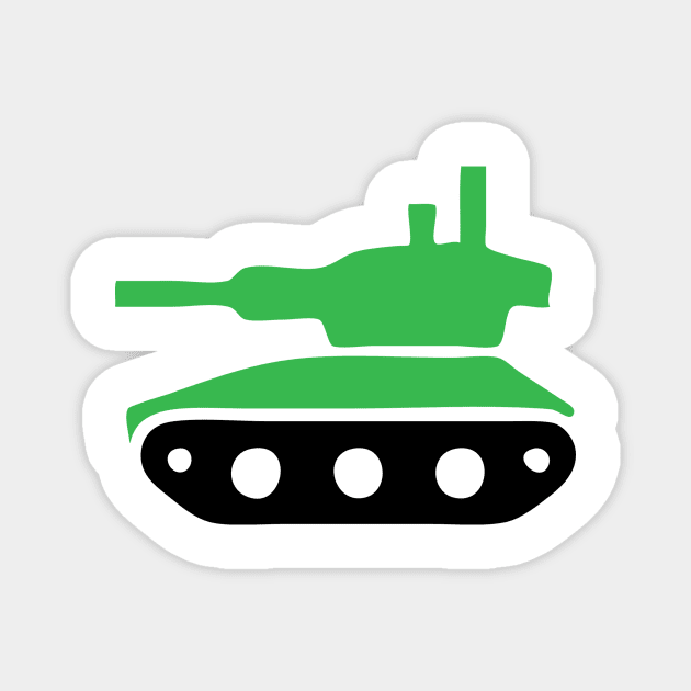 Military Tank Icon Magnet by AustralianMate