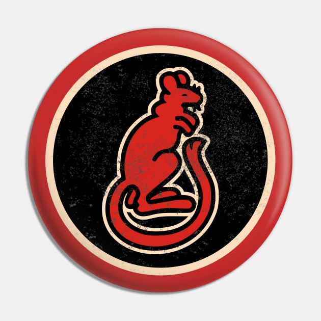 Desert Rats Patch (distressed) Pin by TCP