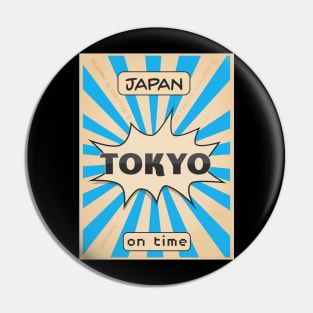 Tokyo blue Pin