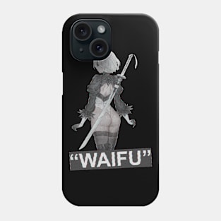 Glitch Nier 2b Waifu Phone Case