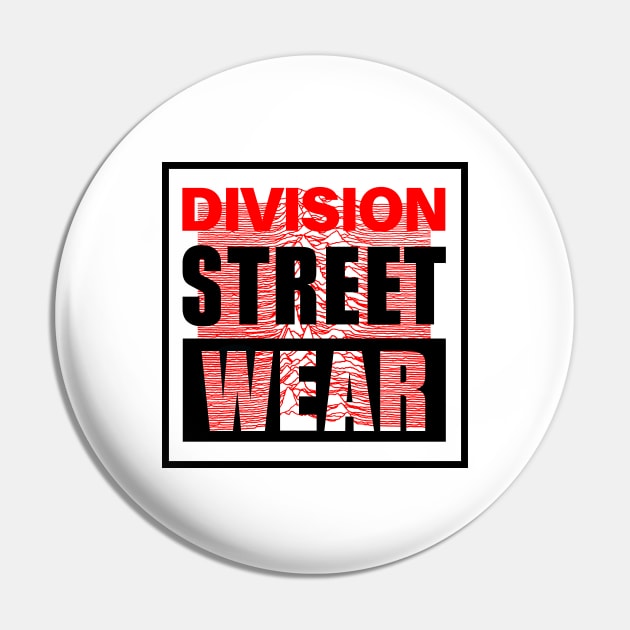 Division Street Wear Pin by art failure