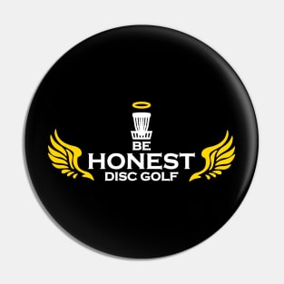 Be Honest "Wings" Gold/White Pin