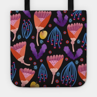 dark tulip meadow Tote