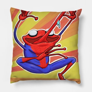 Spiderfrog Pillow