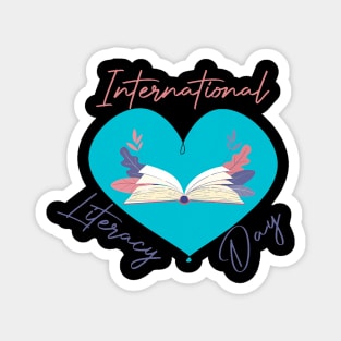 Happy International Literacy Day Magnet
