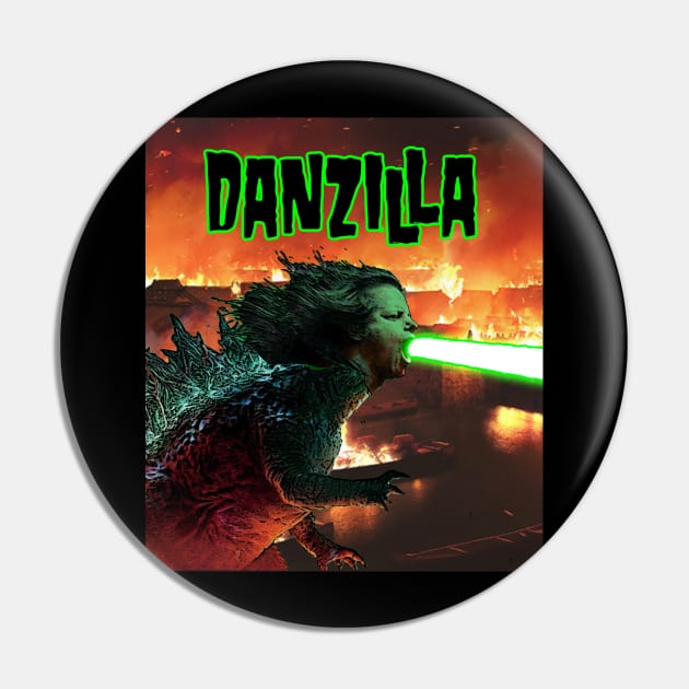 Danzilla Pin by Controlled Chaos